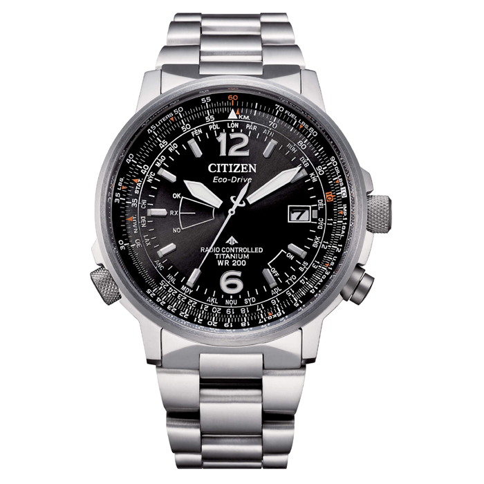 Citizen CB0230-81E radiocontrolled PILOT Titanium